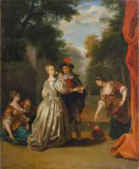 German Master active 2nd half 18th cent. Allegory of Smell.