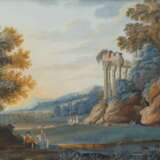 German Master active 19th cent. Companion Pieces: Neoclassical Landscapes. - photo 4