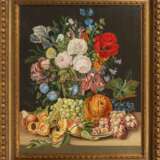 P. M. Hinrichs active 2nd half 19th cent. Still Life with Flowers and Fruits. - photo 2
