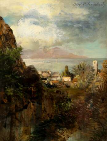 Oswald Achenbach (Düsseldorf 1827 - Düsseldorf 1905). Landscape in South Italy. - фото 1