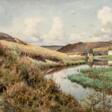 Peder Mönsted (Grenaa 1859 - Fredensborg 1941). River through the Heath. - Auction prices