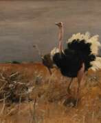Фридрих Вильгельм Кунерт. Wilhelm Kuhnert (Oppeln 1865 - Flims/CH 1926). Ostriches.