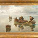 Joseph Wopfner (Schwaz/Tirol 1843 - München 1927). Fishermen on Lake Chiemsee. - photo 2