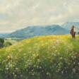 Johann Sperl (Buch/Nürnberg 1840 - Bad Aibling 1914). Meadow with Reaper near Kutterling. - Auction prices