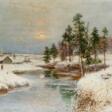 Simeon Fedorovich Fedorov (1867 - 1910). Winter, Sonnenuntergang. - Auktionspreise