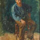 Friedrich Kallmorgen (Altona 1856 - Grötzingen 1924). Sitting Man. - фото 1