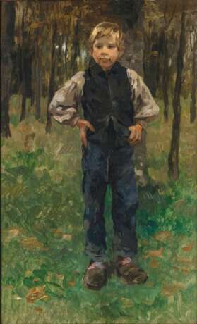 Thomas Herbst (Hamburg 1848 - Hamburg 1915). Standing Boy. - photo 1