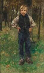 Thomas Herbst (Hamburg 1848 - Hamburg 1915). Standing Boy.