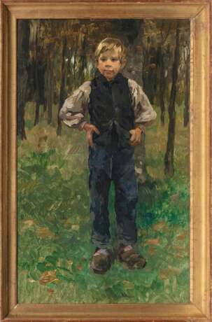 Thomas Herbst (Hamburg 1848 - Hamburg 1915). Standing Boy. - photo 2