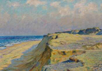 Ernst Eitner (Hamburg 1867 - Hamburg 1955). Sylt - Steep Coast.