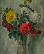 Пауль Кайзер. Paul Kayser (Hamburg 1869 - Donaueschingen 1942). Dahlias in a Vase.