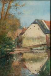 Otto Heinrich Engel (Erbach/Odenwald 1866 - Glücksburg 1949). Water Mill.