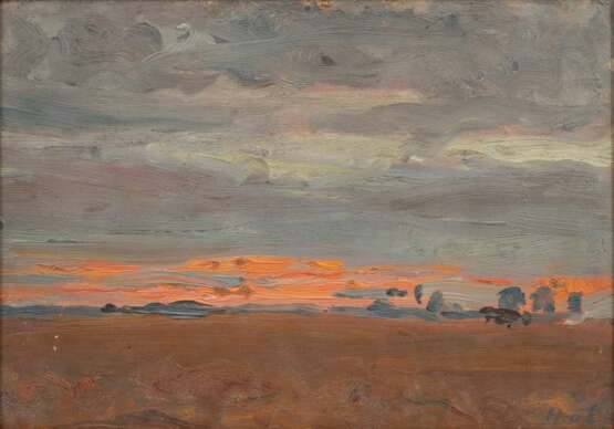 Hans am Ende (Trier 1864 - Stettin 1918). Evening in the Moor. - photo 1