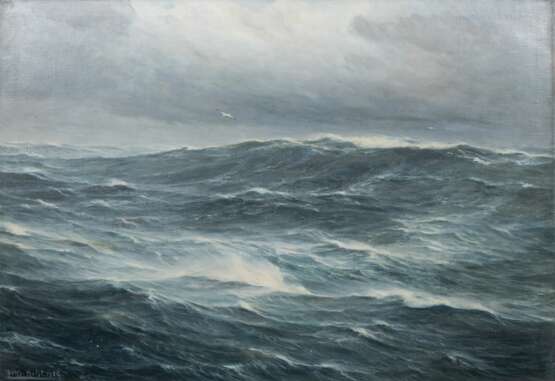Johannes Holst (Hamburg-Altenwerder 1880 - Hamburg-Altenwerder 1965). On the high Seas. - photo 1