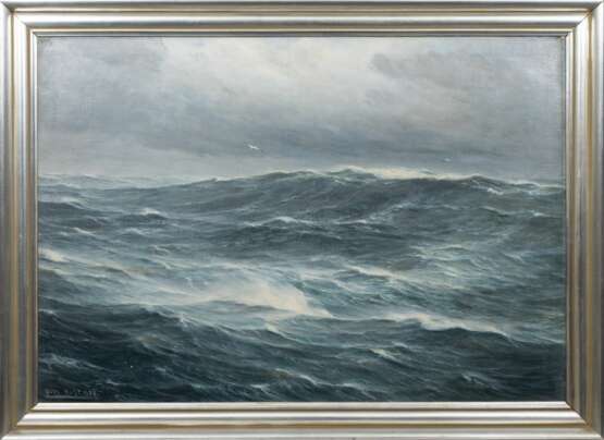 Johannes Holst (Hamburg-Altenwerder 1880 - Hamburg-Altenwerder 1965). On the high Seas. - photo 2