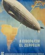 Оттомар Антон. Ottomar Anton (Hamburg 1895 - Hamburg 1976). A Europa con el Zeppelin.