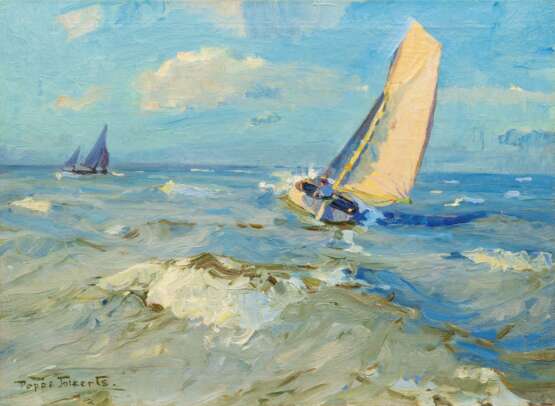 Poppe Folkerts (Norderney 1875 - Norderney 1949). Sailing Boats. - фото 1