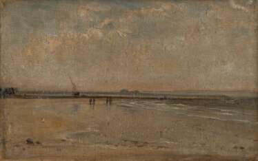Poppe Folkerts (Norderney 1875 - Norderney 1949). View from Juist to Norderney.