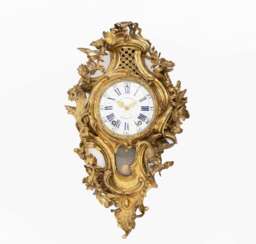Jean Baptiste Baillon Paris, betw. 1751 - 1770. A rare Louis XV Cartel Clock 'Grus vigilans'.