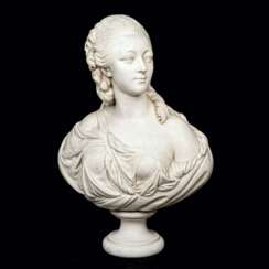 A Large Bust of Madame du Barry after Augustin Pajou.