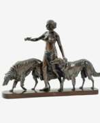 Артур Бок. Arthur Bock (Leipzig 1875 - Ettlingen 1957). Diana with Greyhounds - Setting off on a Hunt.