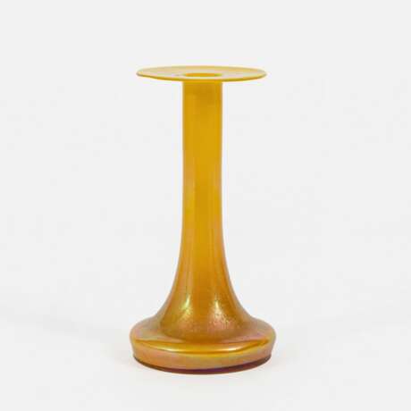 A Metallic Yellow Vase. - photo 1