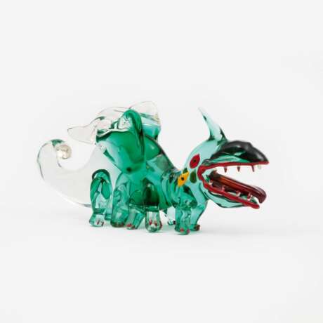 Adi Holzer (Stockerau 1936). A Glass Sculpture 'Dragon'. - photo 1