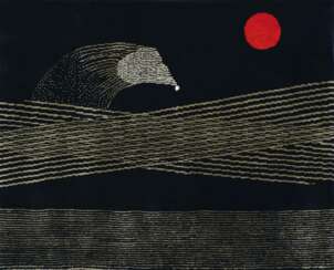 Max Ernst (Brühl bei Köln 1891 - Paris 1976). Künstlerteppich 'Komet'.