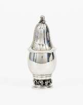 Georg Jensen (Kopenhagen 1866 - Hellerup/Kopenhagen 1935). A Rare Sugar Caster 'Grape' No. 296.