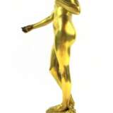 Antonin Carl&egrave;s (1851-1919) &laquo; La Jeunesse &raquo; Sculpture En Bronze Dor&eacute; Bronze onyx Art Nouveau Late 19th century - Foto 9