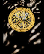 Адемар Пиге. AUDEMARS PIGUET. AN ATTRACTIVE AND RARE 18K GOLD SKELETONISED POCKET WATCH