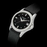 PATEK PHILIPPE. AN 18K WHITE GOLD AND DIAMOND-SET AUTOMATIC WRISTWATCH WITH SWEEP CENTRE SECONDS AND DATE - Foto 1