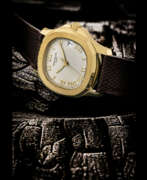 Центральная секунда. PATEK PHILIPPE. AN 18K GOLD AUTOMATIC WRISTWATCH WITH SWEEP CENTRE SECONDS AND DATE
