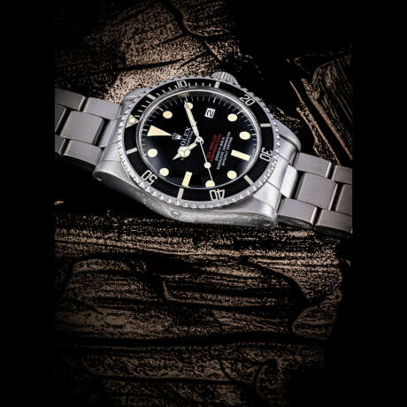 ROLEX. A STAINLESS STEEL AUTOMATIC WRISTWATCH WITH SWEEP CENTRE SECONDS, DATE AND BRACELET - Foto 1
