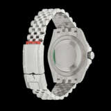 ROLEX. A STAINLESS STEEL AUTOMATIC DUAL TIME LEFT HANDED WRISTWATCH WITH SWEEP CENTRE SECONDS, DATE AND BRACELET - фото 2