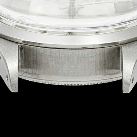 ROLEX. A RARE STAINLESS STEEL CHRONOGRAPH WRISTWATCH WITH BRACELET - Foto 4