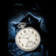 PATEK PHILIPPE. AN 18K WHITE GOLD OPEN FACE POCKET WATCH WITH “ART DECO” ENGRAVINGS - Auktionsware