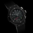 HUBLOT. A RARE BLACK CERAMIC, KEVLAR AND RUBBER LIMITED EDITION AUTOMATIC SPLIT-SECONDS CHRONOGRAPH WRISTWATCH WITH POWER RESERVE INDICATION - Auktionspreise