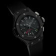 HUBLOT. A RARE BLACK CERAMIC, KEVLAR AND RUBBER LIMITED EDITION AUTOMATIC SPLIT-SECONDS CHRONOGRAPH WRISTWATCH WITH POWER RESERVE INDICATION - Auction prices