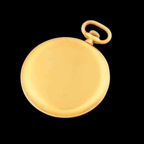 LOUIS COTTIER. A VERY RARE 18K GOLD POCKET WATCH WITH TWO-TONE DIAL MOVEMENT NO. 36’245, CASE NO. 36’245 - Foto 2