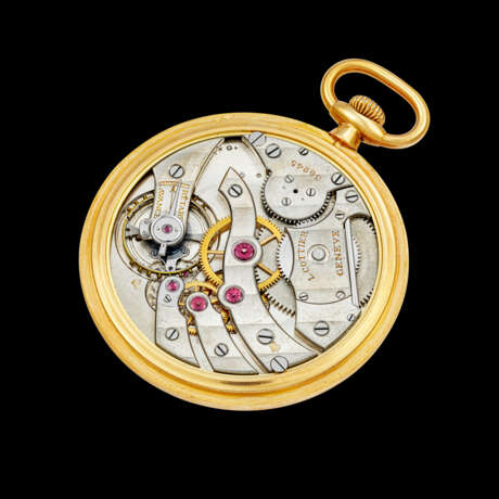 LOUIS COTTIER. A VERY RARE 18K GOLD POCKET WATCH WITH TWO-TONE DIAL MOVEMENT NO. 36’245, CASE NO. 36’245 - photo 3