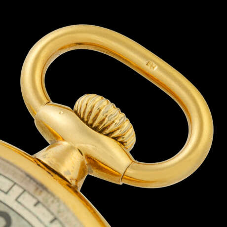 LOUIS COTTIER. A VERY RARE 18K GOLD POCKET WATCH WITH TWO-TONE DIAL MOVEMENT NO. 36’245, CASE NO. 36’245 - Foto 4