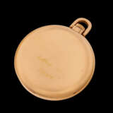 PATEK PHILIPPE. A BEAUTIFUL AND RARE 18K PINK GOLD POCKET WATCH WITH PINK DIAL - Foto 2