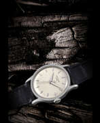 Центральная секунда. PATEK PHILIPPE. A RARE AND ATTRACTIVE 18K WHITE GOLD WRISTWATCH WITH SWEEP CENTRE SECONDS