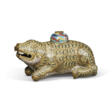 A CLOISONN&#201; ENAMEL TIGER-FORM WATER DROPPER - Auction prices