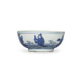 A BLUE AND WHITE ‘DAOIST IMMORTALS` BOWL - фото 2