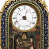 AN IMPERIAL INSCRIBED GILT-BRONZE ENAMEL, PASTE-INSET, QUARTER-STRIKING, MUSICAL AND AUTOMATON ‘ACROBAT’ CLOCK - фото 4