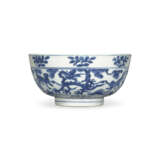 A RARE BLUE AND WHITE ‘MYTHICAL ANIMALS’ BOWL - photo 1