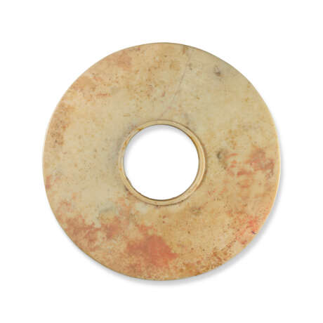 A JADE COLLARED DISC - photo 1