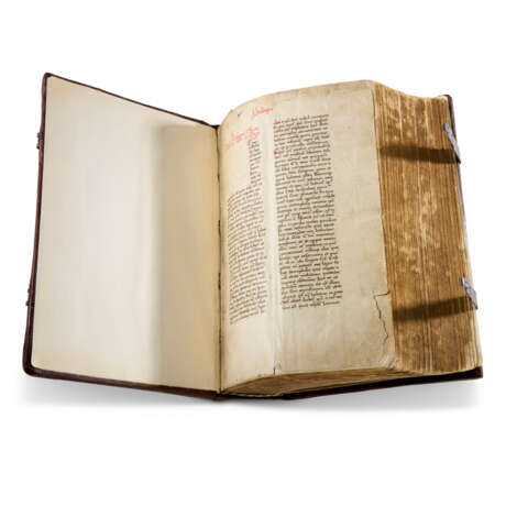 A calligraphic Bible in a dated binding - фото 7